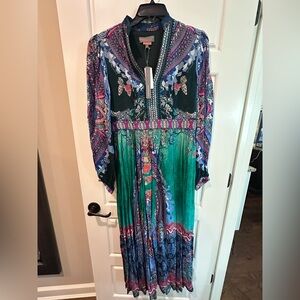 Anthropologie Multicolor Long Sleeve Dress